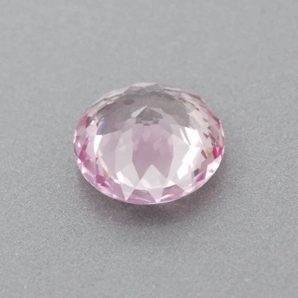 6mm Round Lab Created Baby Pink Sapphire | 0.90 Carat