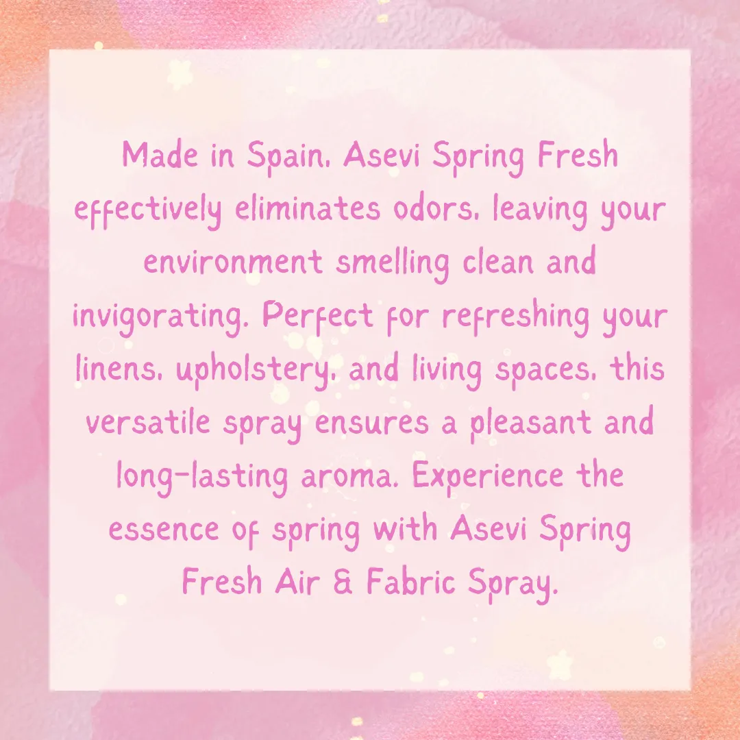 Asevi SPRING FRESH Air & Fabric Spray 400ml