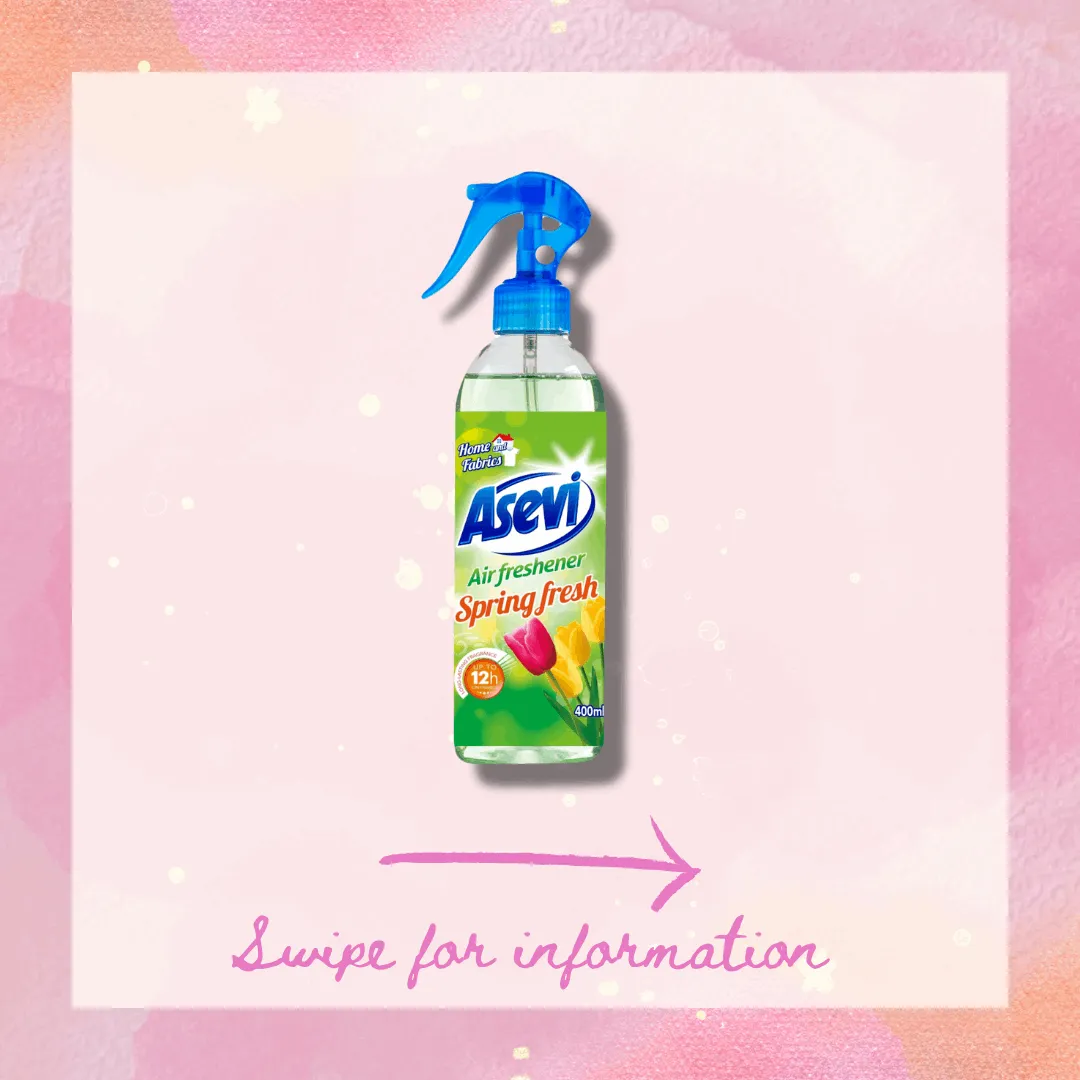 Asevi SPRING FRESH Air & Fabric Spray 400ml