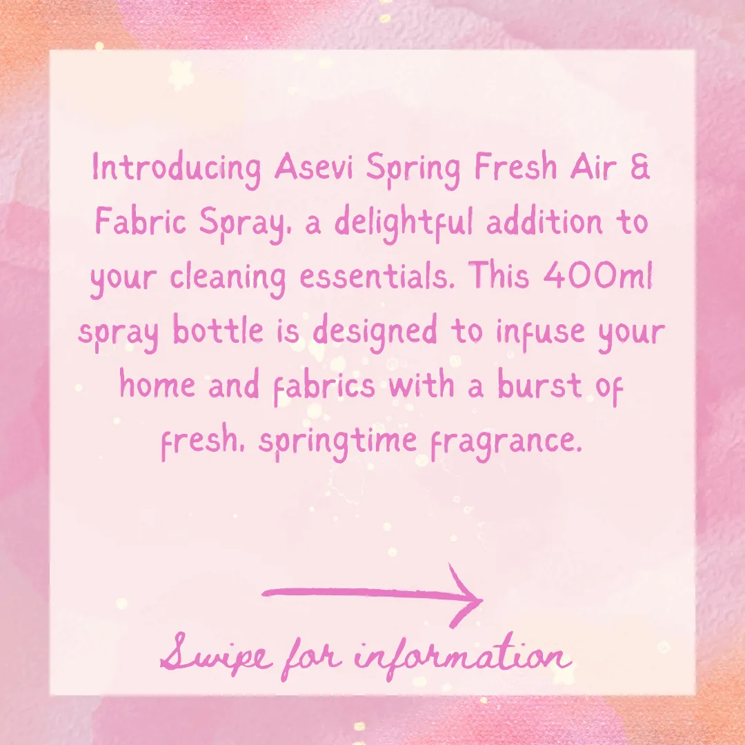 Asevi SPRING FRESH Air & Fabric Spray 400ml