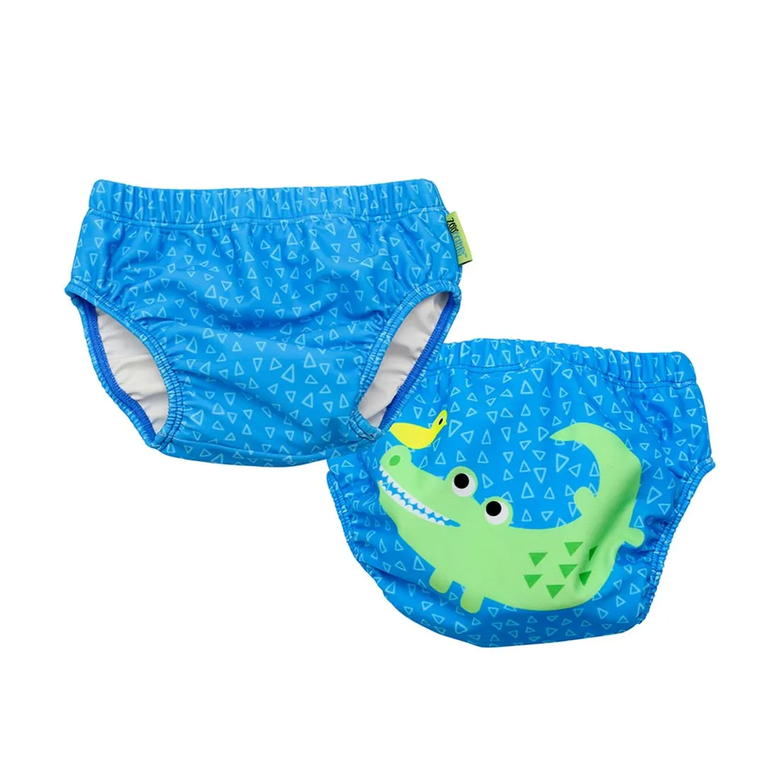 Baby/Toddler Reuseable Swim Diaper Set (2 Pcs) - Aidan the Alligator