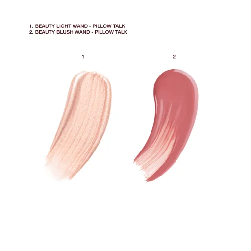 Charlotte Tilbury Pillow Talk Iconic Blush and Glow Highlighter 2X5Ml Kit