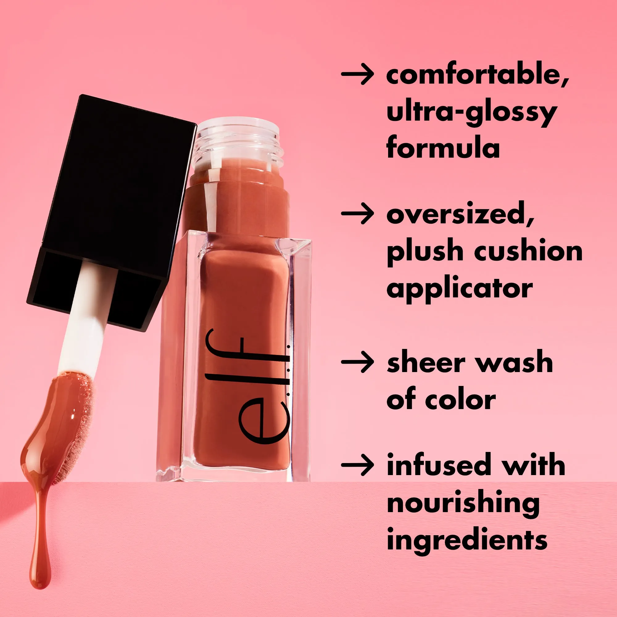 E.L.F Glow Reviver Lip Oil Honey Talks