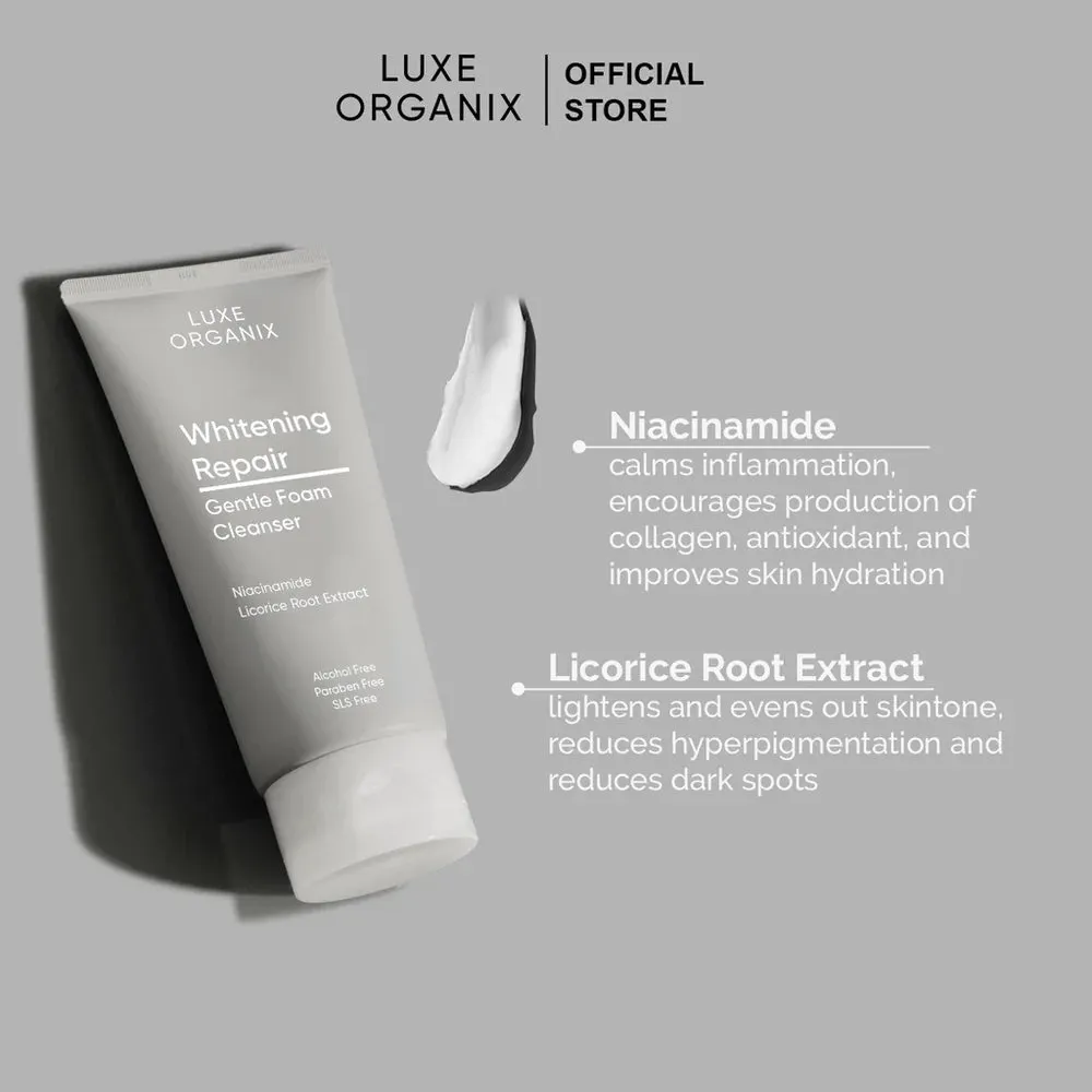 Luxe Organix Whitening Repair Cleanser Niacinamide 2% Cleanser 150g