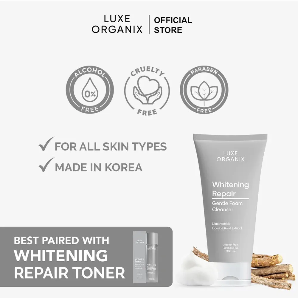 Luxe Organix Whitening Repair Cleanser Niacinamide 2% Cleanser 150g