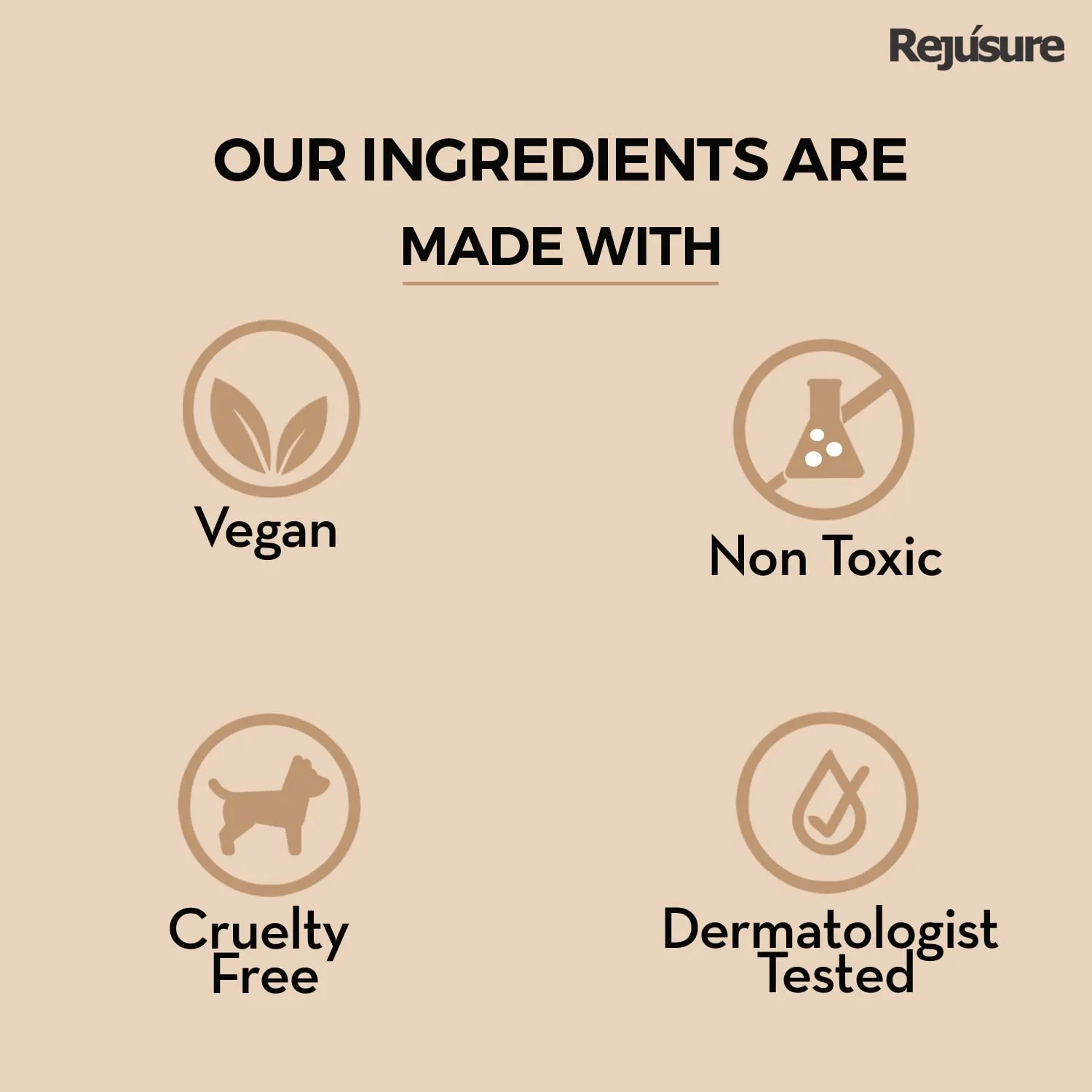 Rejusure 10% Vitamin C   1% Acetyl Glucosamine Facial Serum to Boots Collagen Production & Protects from Environmental Stress– 30ml (Pack of 2)
