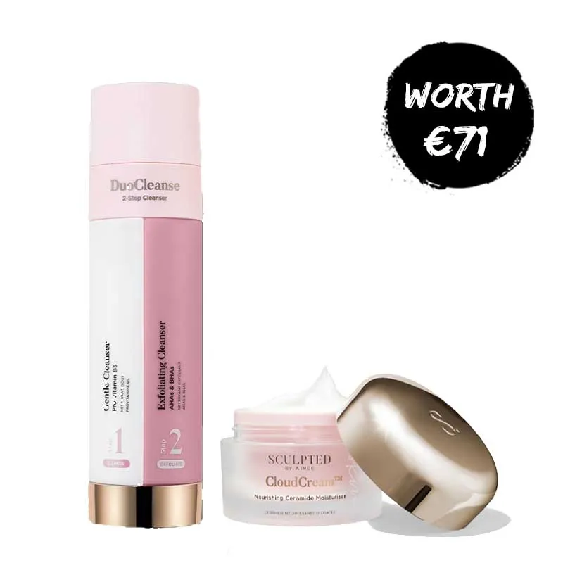 Sculpted By Aimee Cloud Cream & Exfoliate DuoCleanse