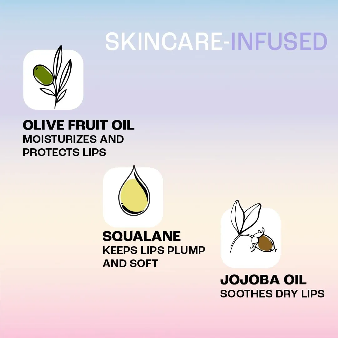 SUGAR Play Power Drip Lip Gloss | Tinted & Pigmented | 100% Vegan | Non-Sticky Formula | 2ml (04 Simp)