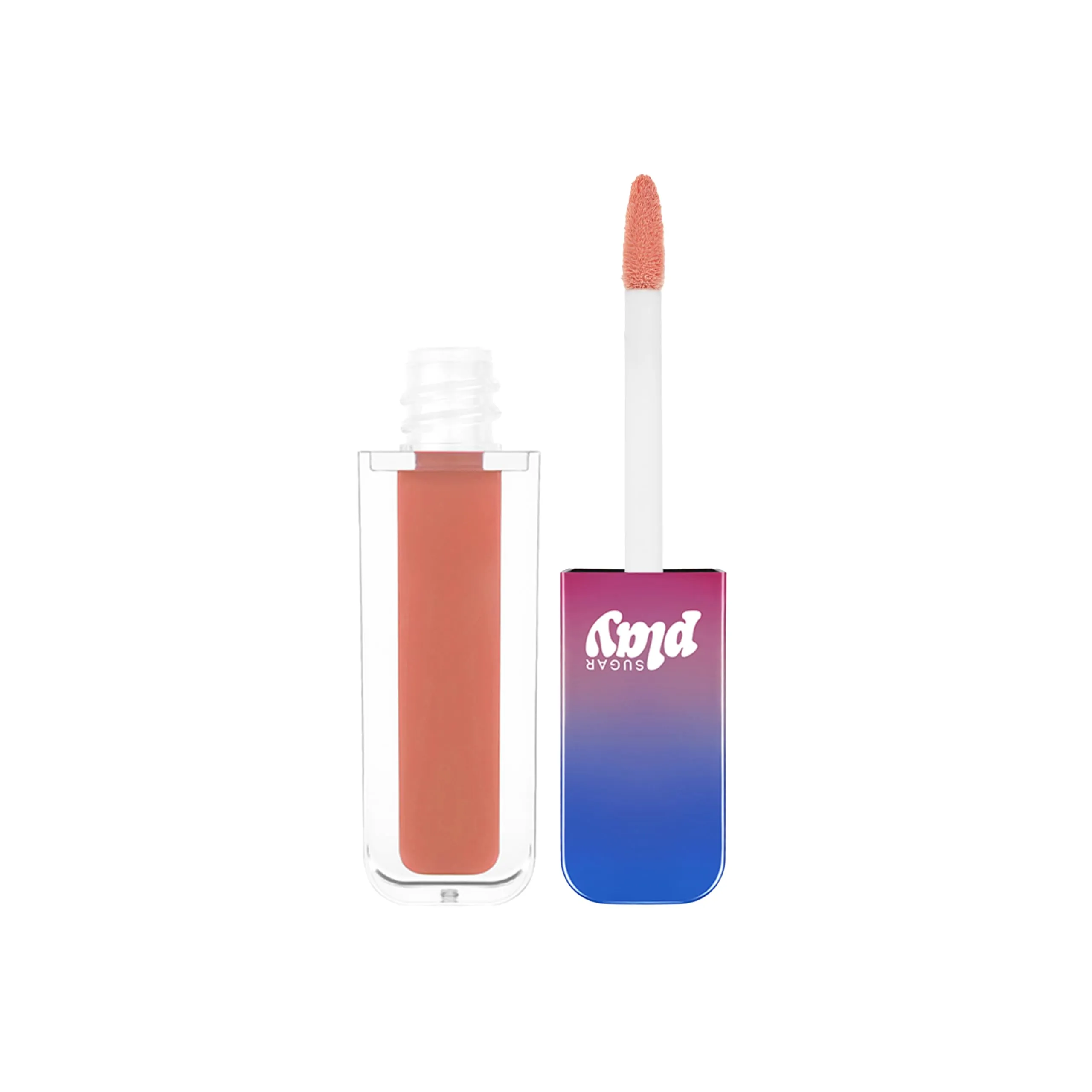 SUGAR Play Power Drip Lip Gloss | Tinted & Pigmented | 100% Vegan | Non-Sticky Formula | 2ml (04 Simp)