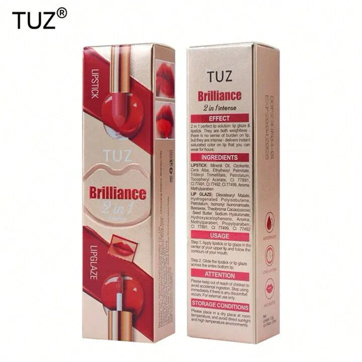 TUZ Brilliance 2in1 Intense Lip Glaze Lip Gloss 4pcs Set