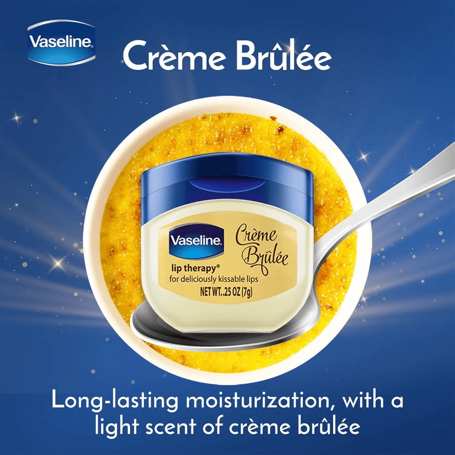 Vaseline Lip Therapy Creme Brulee Lip Balm - 7g